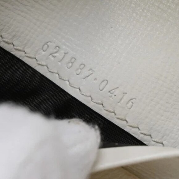 GUCCI GG Pattern Horsebit Bifold Wallet Supreme Leather Beige White GHW 02EG213 - Picture 14 of 14